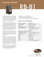 Klipsch RB-81 - Brochure 